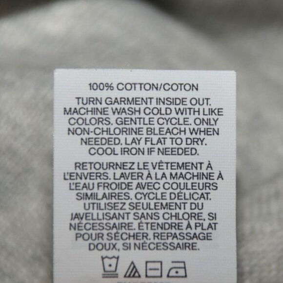 Express Mens M Neutral Beige & Gray Ragland Sleeve Cotton Thin Knit Sweater - Picture 5 of 6